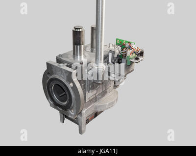 Elettronica Industriale. Valvola gas unità. Per la fornitura di gas al bruciatore. Foto Stock