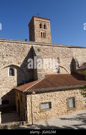 Santa Maria del Castillo chiesa, Buitrago de Lozoya, Comunidad de Madrid, Spagna Foto Stock