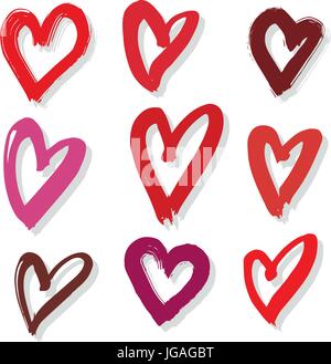 Disegnate a mano di raccolta inchiostro Illustrazione Vettoriale