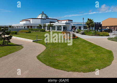 La Marine Hall sulla spianata di Fleetwood Foto Stock