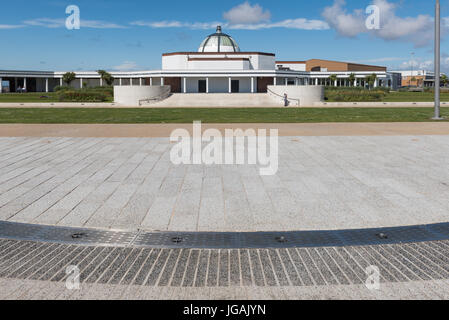 La Marine Hall sulla spianata di Fleetwood Foto Stock