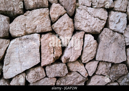 Parete di mattoni cemento n. Foto Stock