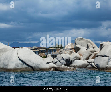 Isola di Cavallo Bocche di Bonifacio Foto Stock