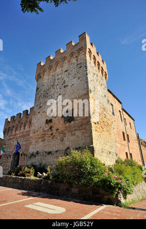 Castello, Casole d'Elsa, Toscana, Italia Foto Stock