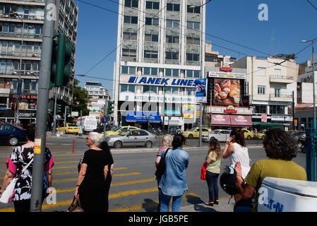 Viste generali del porto di Pireo, porta pf Atene (Grecia) Foto Stock