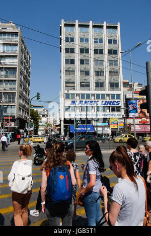 Viste generali del porto di Pireo, porta pf Atene (Grecia) Foto Stock