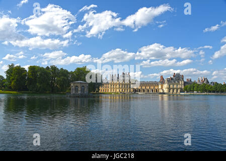 Palazzo di Fontainebleau (Chateau de Fontainebleau), Francia Foto Stock