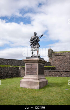 Seconda guerra boera memorial a Stirling, Scozia, Regno Unito Foto Stock
