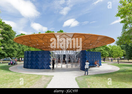 Serpentine Pavilion 2017, Kensington Gardens, Londra, Regno Unito. Foto Stock