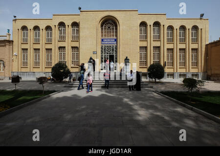 Museo Kesaratsi Khachatur in Aramenian Apostolica Salvatore santa Cattedrale (comunemente noto come Cattedrale di Vank) nel nuovo quartiere Julfa di Isfahan, Iran Foto Stock