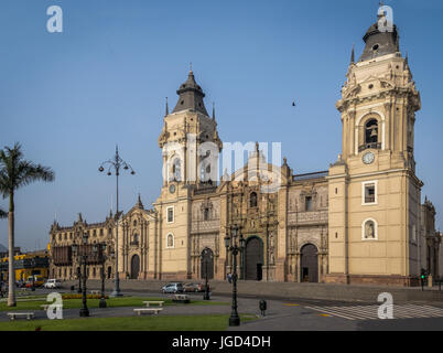 Nella Basilica Cattedrale di Lima a Plaza Mayor - Lima, Perù Foto Stock