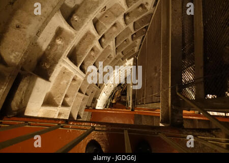 Samara, Russia - 25 giugno 2016, Camera in Stalins bunker in Samara, Russia Foto Stock