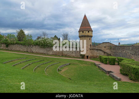 Torre di Fabry a Cluny, Borgogna, Francia. Foto Stock