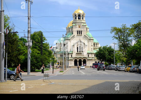 Aleksander Nevski a Sofia Bulgaria Europa Foto Stock