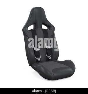 Sport sedile auto isolato Foto Stock