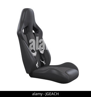Sport sedile auto isolato Foto Stock