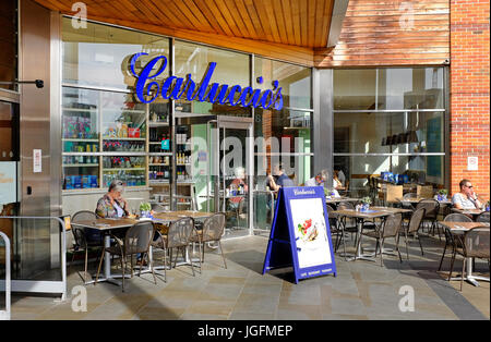 Carluccio's restaurant, Norwich, Norfolk, Inghilterra Foto Stock