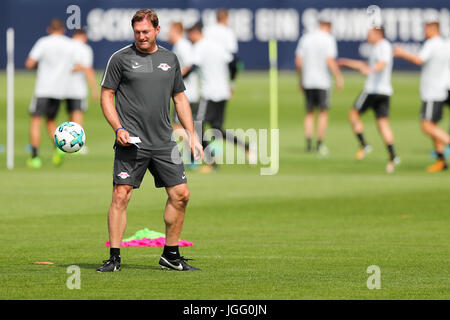 Leipzig, Germania. 6 Luglio, 2017. Coach Ralph Hasenhuettl della Bundesliga club di calcio RB Leipzig, fotografato durante la prima sessione di formazione presso la RB training center a Leipzig, Germania, 6 luglio 2017. Foto: Jan Woitas/dpa-Zentralbild/dpa/Alamy Live News Foto Stock