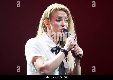 Amburgo, Germania. 6 Luglio, 2017. Shakira al cittadino globale Festival 2017 a Barclaycard Arena di Amburgo, Germania. Credito: dpa picture alliance/Alamy Live News Foto Stock