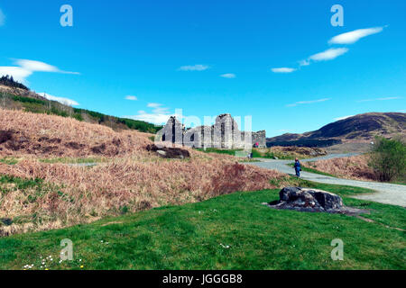 Loch Doon castello in Dumfries & Galloway, Scozia Foto Stock