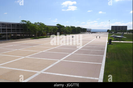 Sfilata di motivi della United States Air Force Academy, Colorado Springs, Colorado, STATI UNITI D'AMERICA Foto Stock