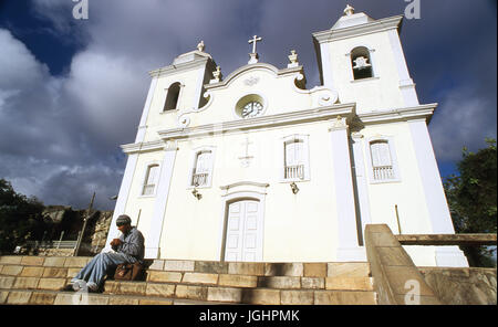 Chiesa del Rosario, São Thome Das Letras- Minas Gerais Foto Stock