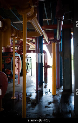 Area giochi al Gasworks Park di Seattle, Washington Foto Stock