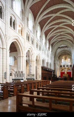 Buckfast Abbey, Buckfastleigh (Devon), inizio Twentieth-Century navata a nord-est Foto Stock