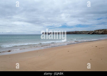 Sagres è situato in Algarve, la parte più occidentale del Portogallo continentale Foto Stock