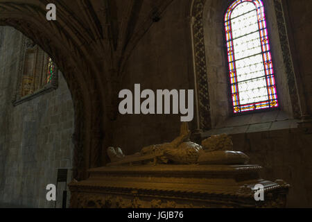 Monastero dos Jerónimos terminato nel 1601 è una delle icone del Manuelian stile di architettura Foto Stock