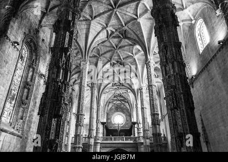 Monastero dos Jerónimos terminato nel 1601 è una delle icone del Manuelian stile di architettura Foto Stock