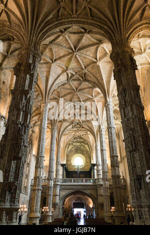 Monastero dos Jerónimos terminato nel 1601 è una delle icone del Manuelian stile di architettura Foto Stock