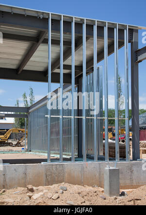 Un sito in costruzione in Montvale, New Jersey Foto Stock