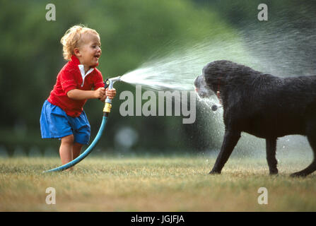 Canon Brownell con Black Lab "Kodak' Foto Stock