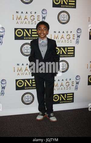 Pasadena, CA, Stati Uniti d'America. 4 febbraio, 2016. LOS ANGELES - Feb 4: Miglia Brown all'Non-Televised 47TH NAACP Image Awards a Pasadena Conference Center il 4 febbraio 2016 a Pasadena, CA Credito: Kay Blake/ZUMA filo/Alamy Live News Foto Stock