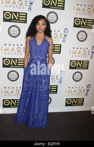 Pasadena, CA, Stati Uniti d'America. 4 febbraio, 2016. LOS ANGELES - Feb 4: Genneya Walton all'Non-Televised 47TH NAACP Image Awards a Pasadena Conference Center il 4 febbraio 2016 a Pasadena, CA Credito: Kay Blake/ZUMA filo/Alamy Live News Foto Stock