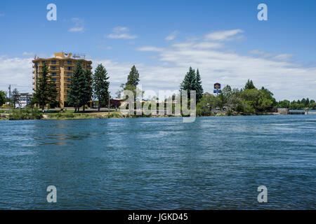 Il Rodeway Inn on the Snake River. Idaho Falls, Idaho Foto Stock