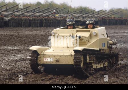 L'Esercito Italiano, L3-35 luce serbatoio della II Guerra Mondiale Foto Stock