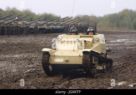 L'Esercito Italiano, L3-35 luce serbatoio della II Guerra Mondiale Foto Stock