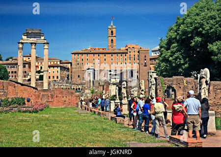 La Casa delle Vestali (Casa delle Vestali), Foro Romano, Roma, Italia. Foto Stock