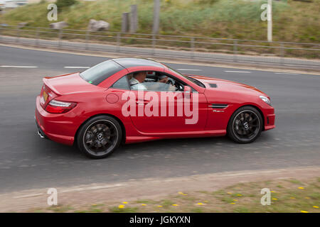 Mercedes AMG SPORTS car  Supercar Souped-up da tutta la parte nord-occidentale ancora una volta scende a Southport per un incontro ad alto numero di ottani. Foto Stock