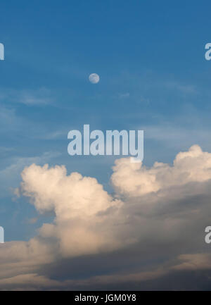 Fair weather Nuvole in un pomeriggio caldo in Texas Foto Stock