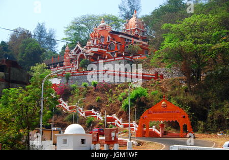 Maruti tempio in Panjim, Goa, dedicata all'indù dio scimmia Hanuman Foto Stock