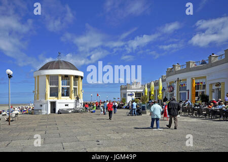 Germania, Bassa Sassonia, East Friesland, Borkum, isola del Mare del Nord, Nord bagno di mare, la costa del Mare del Nord, isola, isola Borkum, lungomare Promenade, spiaggia, n Foto Stock