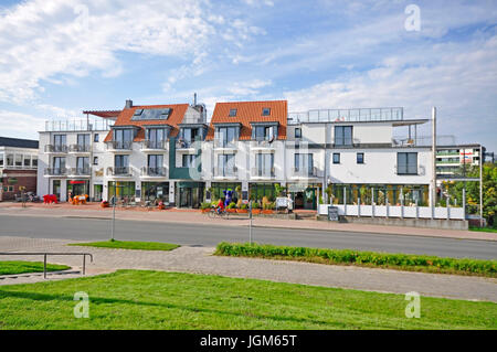 L'Europa, Germania, Bassa Sassonia, East Friesland, Friesland, scenario, cielo blu, il giorno, la luce diurna, fuori campo di registrazione, fotografia, viaggio, turismo, Verti Foto Stock