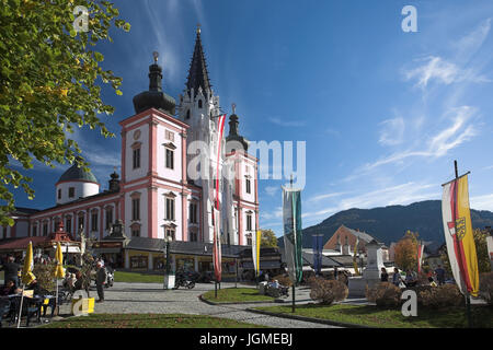 Maria del monaco eremita la chiesa del pellegrinaggio e basilica Magna matrix Austriae, Austria, la Stiria, Mariazell - Chiesa di pellegrino Magna Mater Austriae in Maria Foto Stock