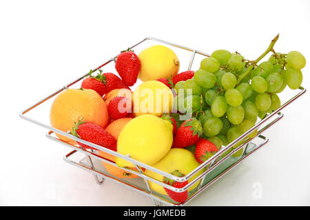 Frutta fresca - frutta fresca, Frisches Obst - Frutta fresca Foto Stock