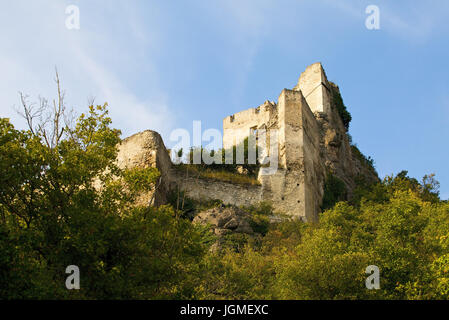 Rovina d?rnstein, Austria, Bassa Austria Wachau, D?rnstein - rovina in Duerstein, Bassa Austria, regione di Wachau, Ruine Dürnstein, Österreich, N Foto Stock