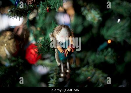 Le decorazioni di Natale Foto Stock