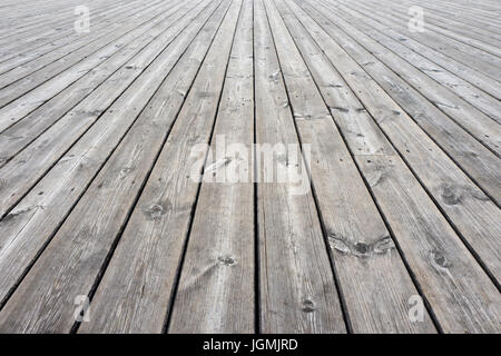 Pavimento in legno tavole per uso in background Foto Stock